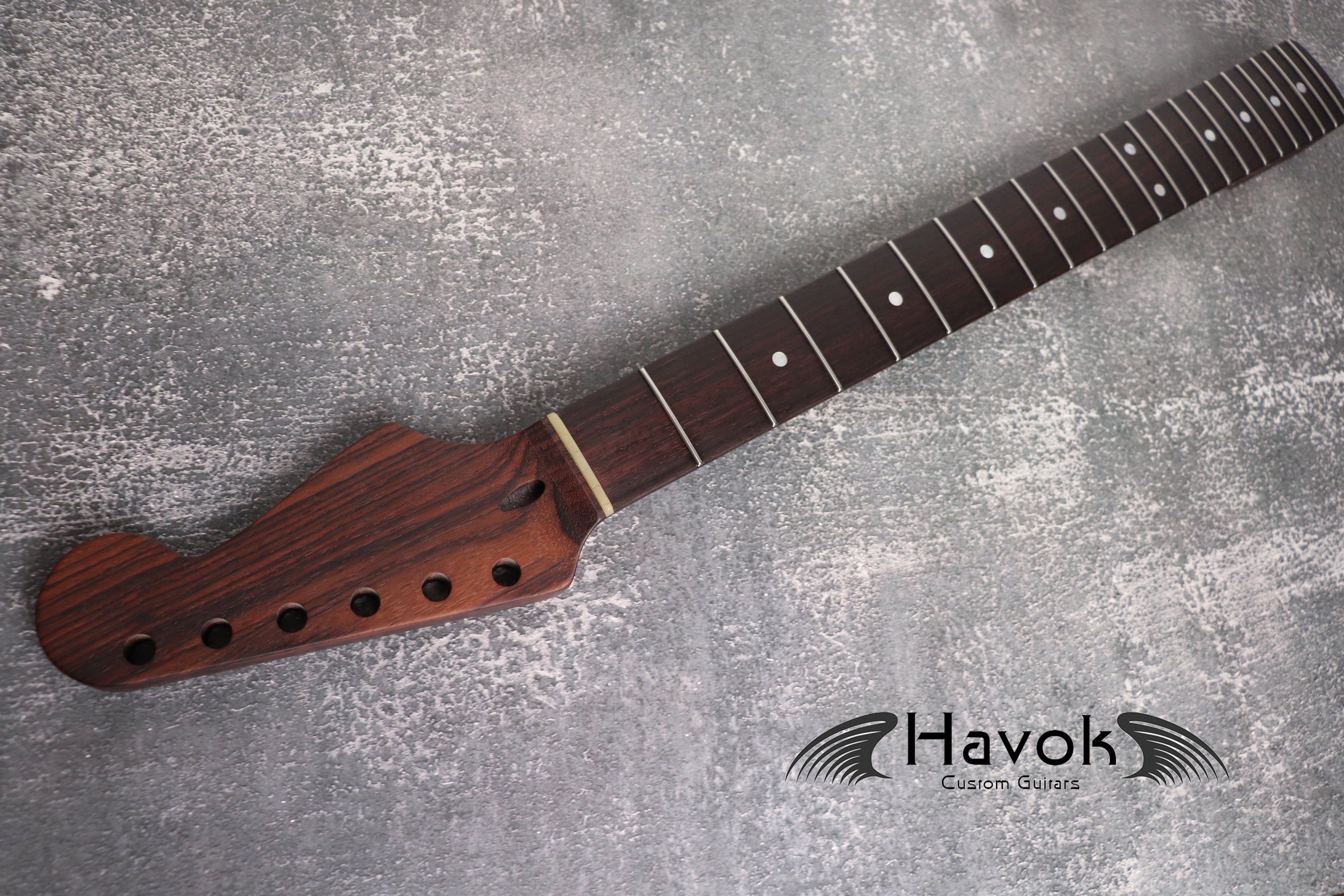 S Type Full Rosewood Neck Flame Maple Stripe