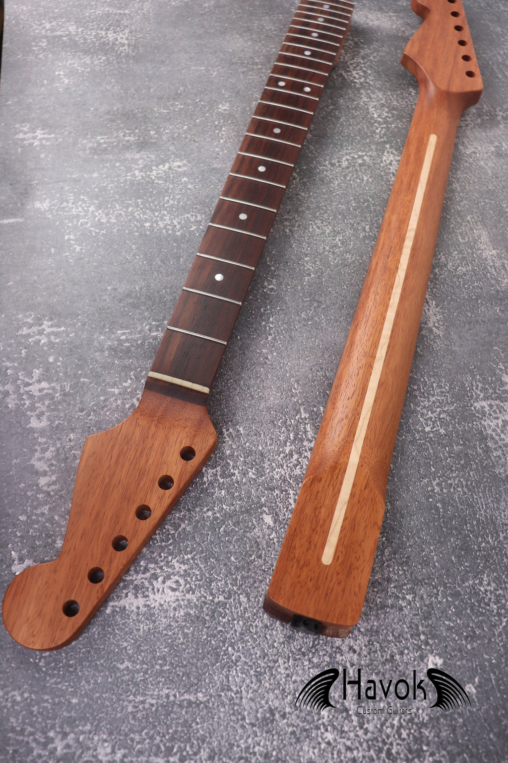 Mahogany Spoke Wheel Carbon Fiber Rods Neck St Type