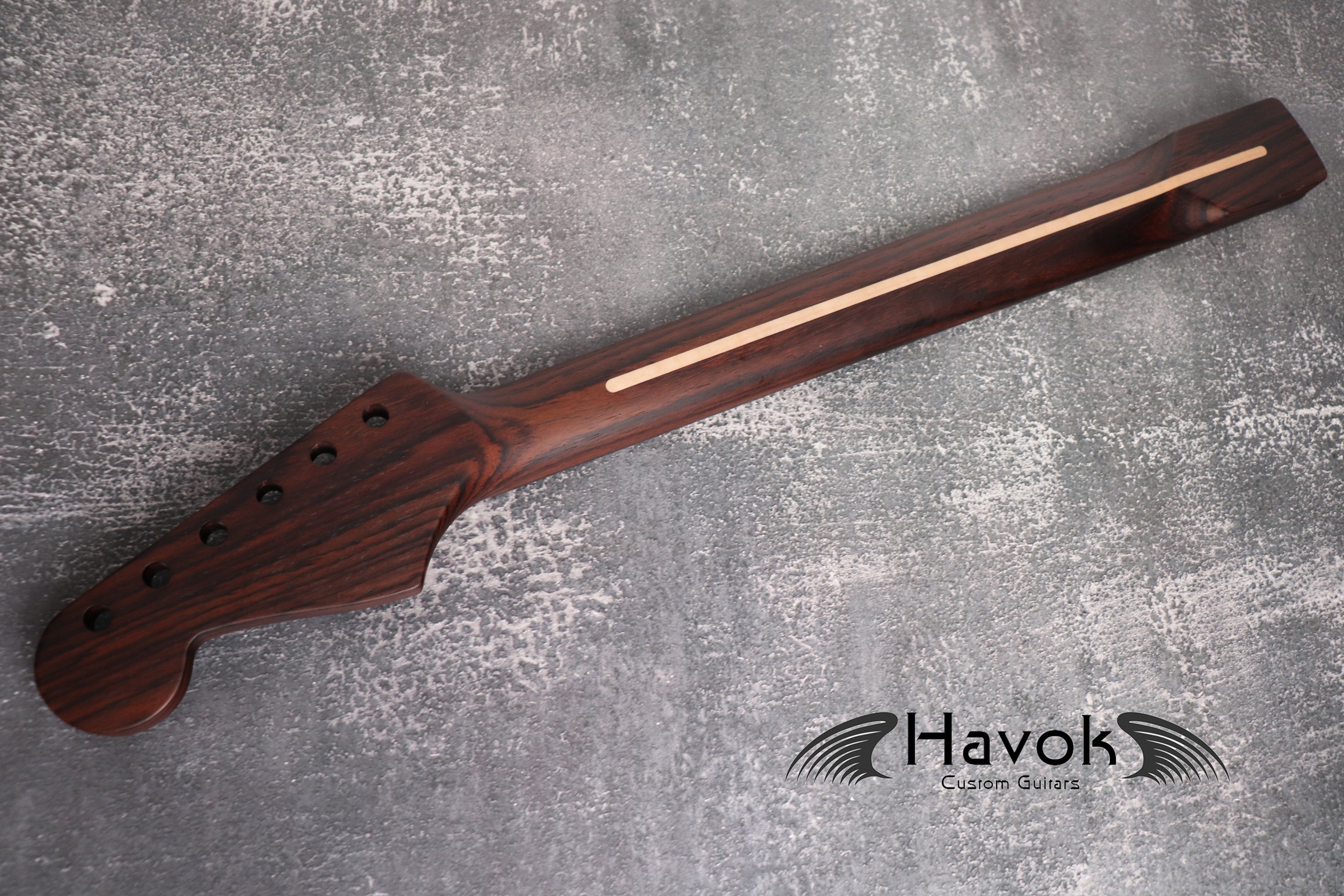 S Type Full Rosewood Neck Flame Maple Stripe