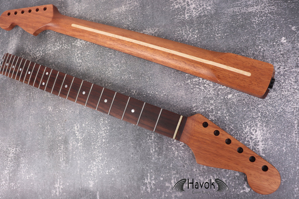 Mahogany Spoke Wheel Carbon Fiber Rods Neck St Type