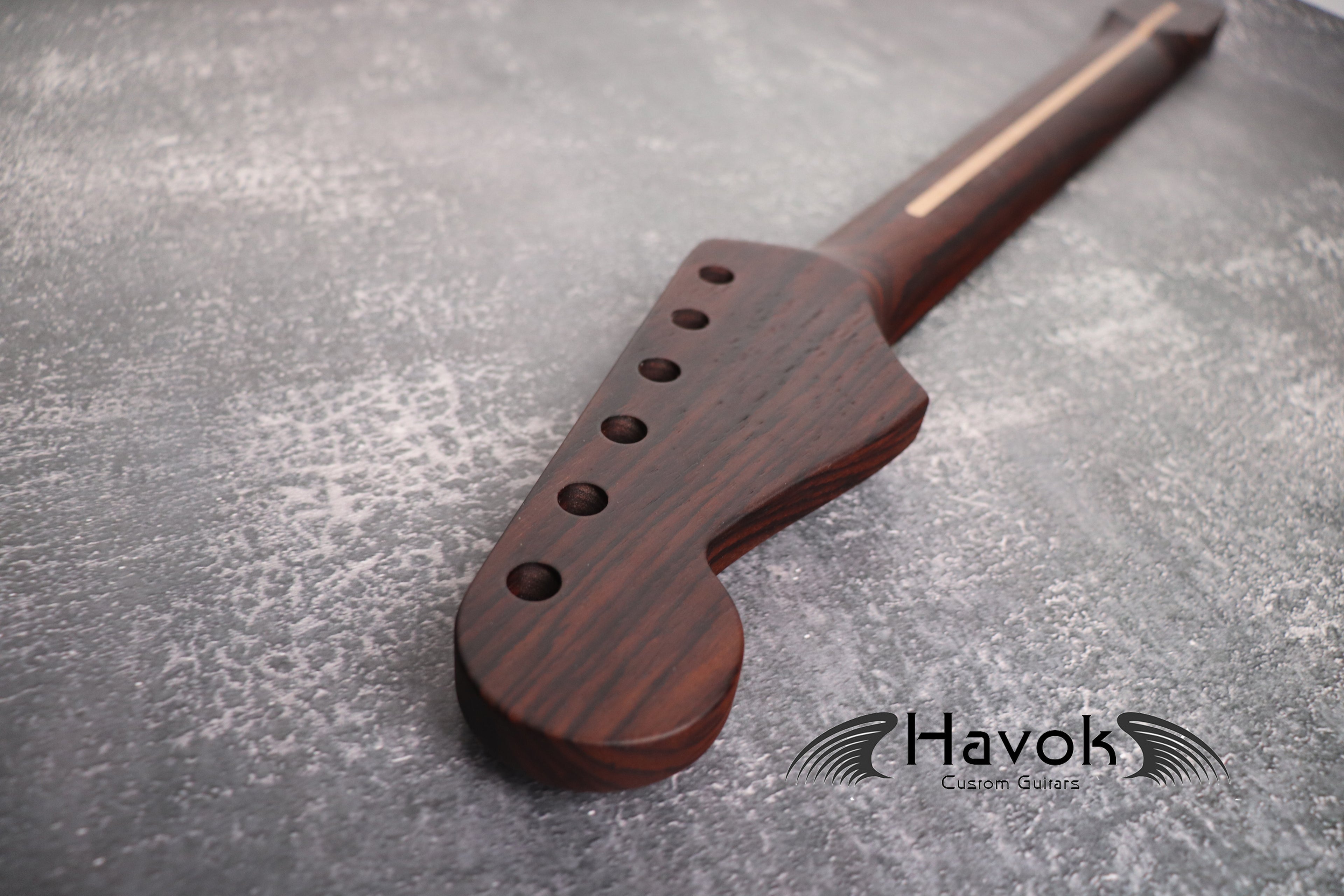 S Type Full Rosewood Neck Flame Maple Stripe