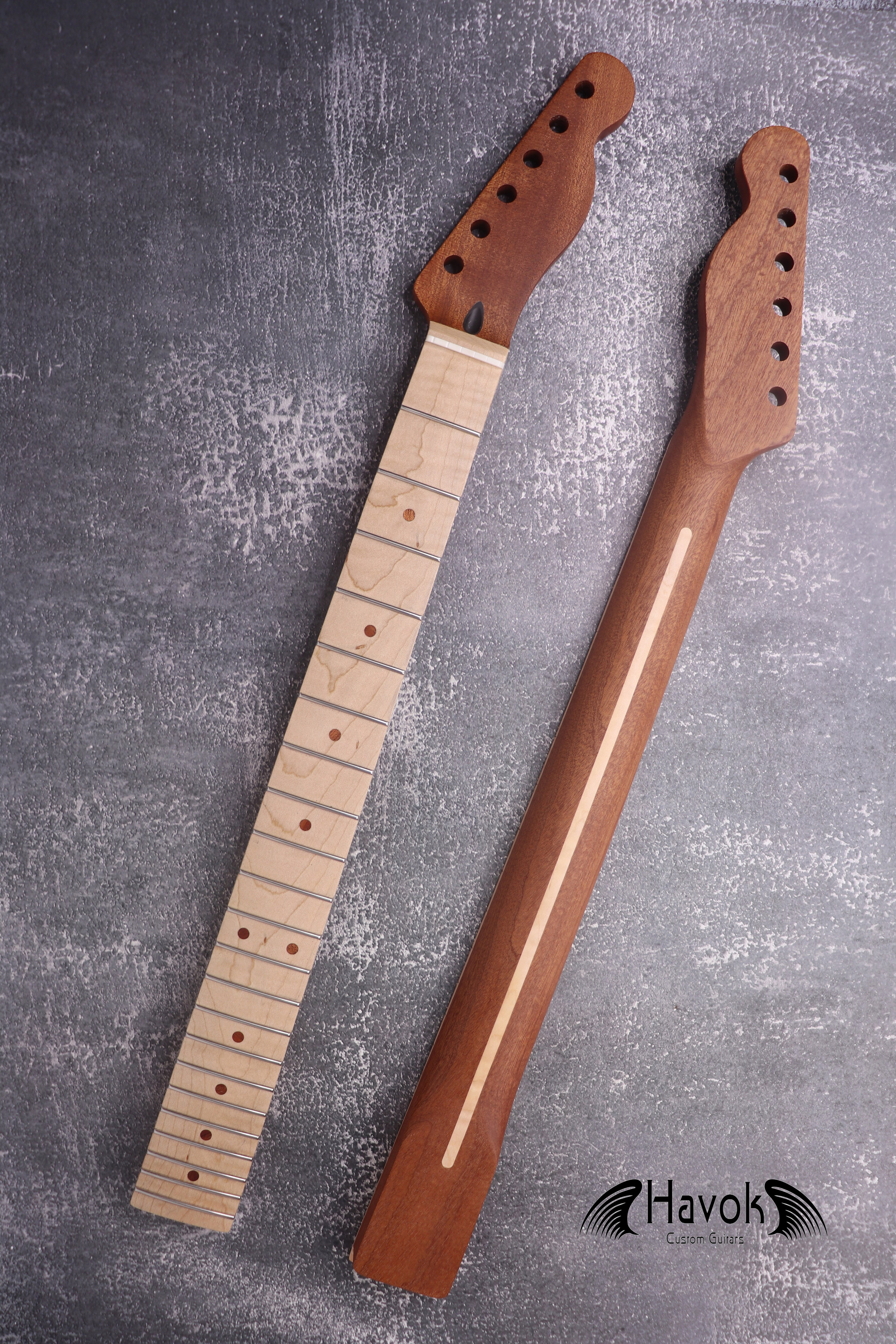 Mahogany T type Neck flame Maple Board