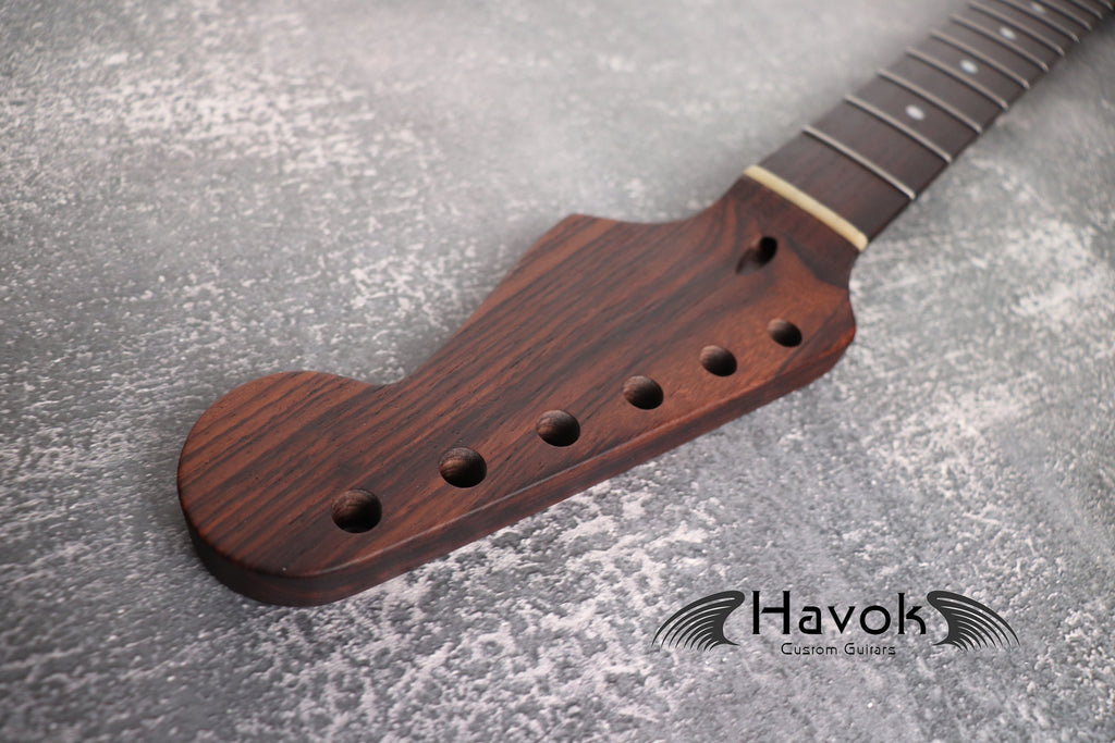 S Type Full Rosewood Neck Flame Maple Stripe