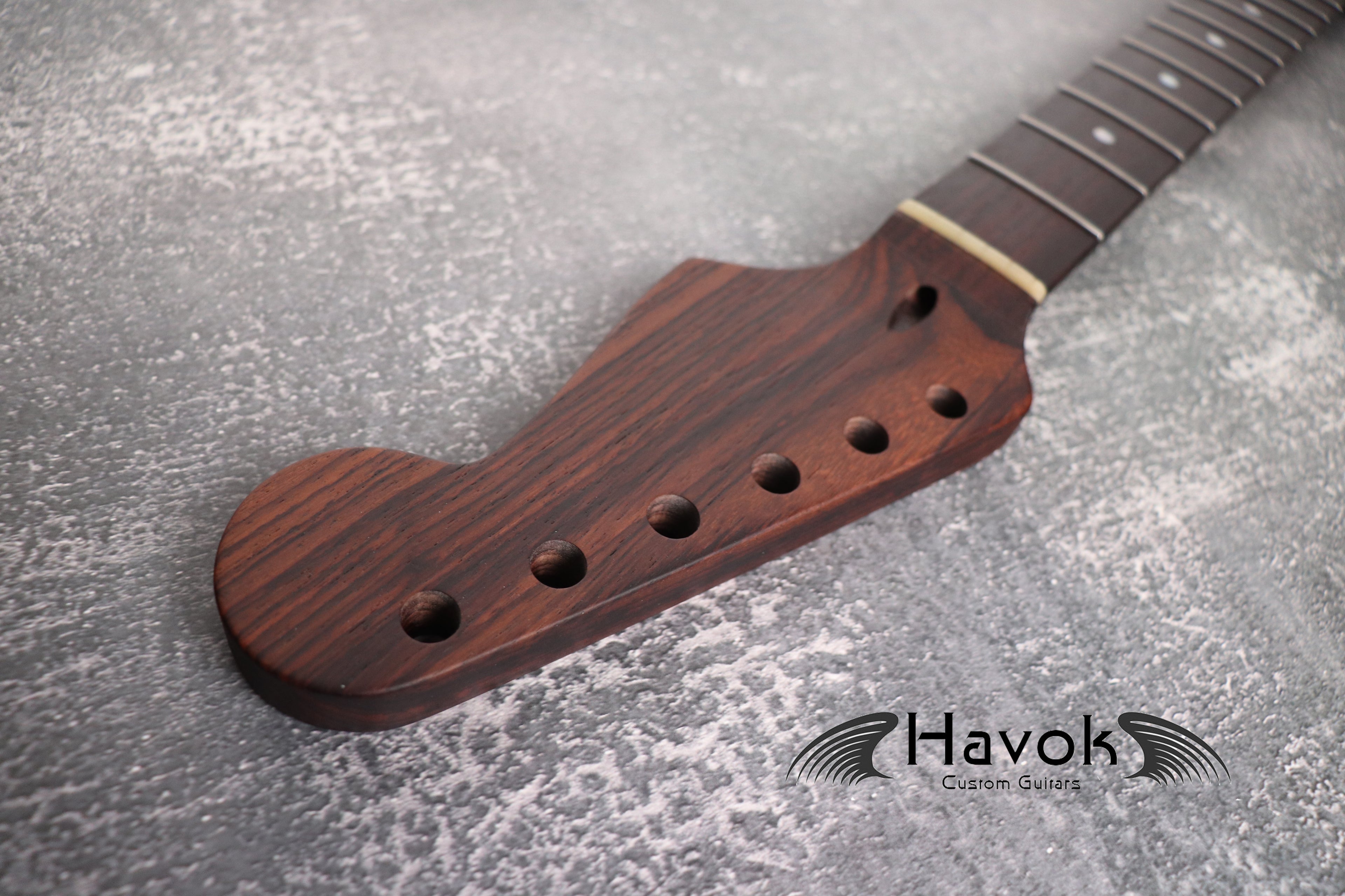 S Type Full Rosewood Neck Flame Maple Stripe