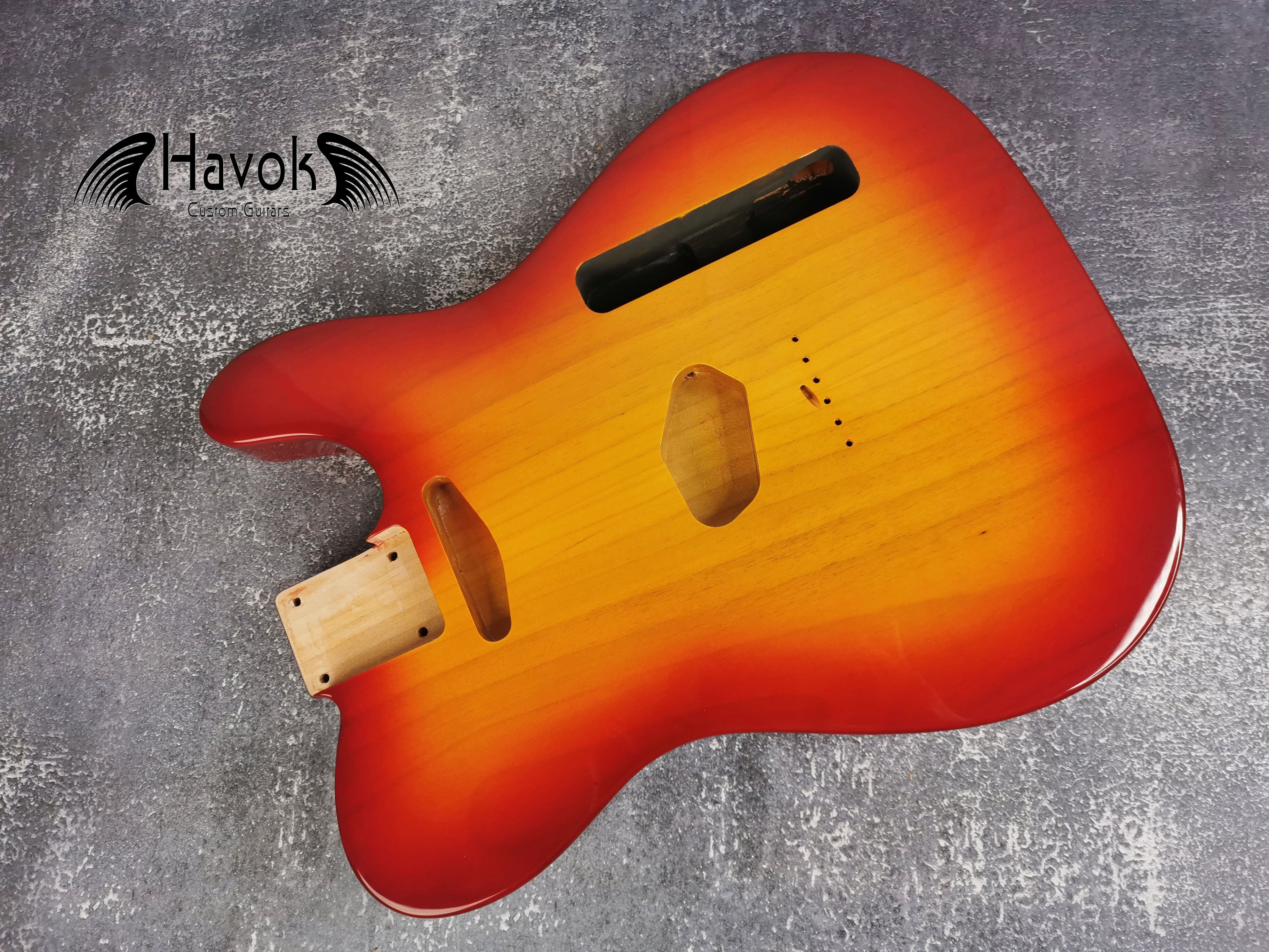 TL Body With Contours 3 Piece Alder, Sienna Burst