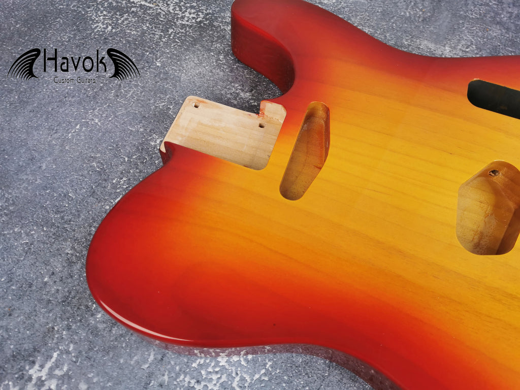 TL Body With Contours 3 Piece Alder, Sienna Burst