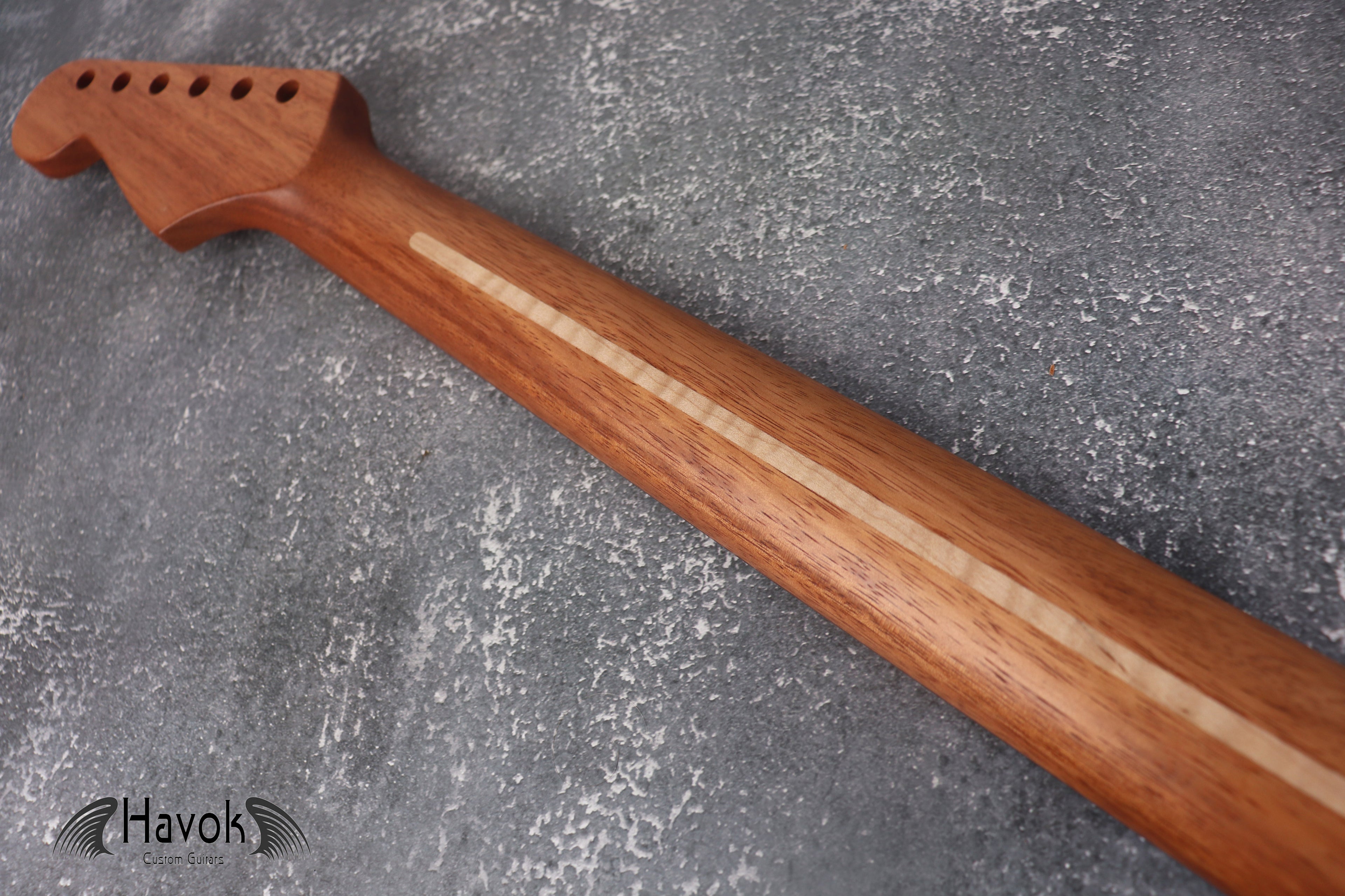 Mahogany Spoke Wheel Carbon Fiber Rods Neck St Type