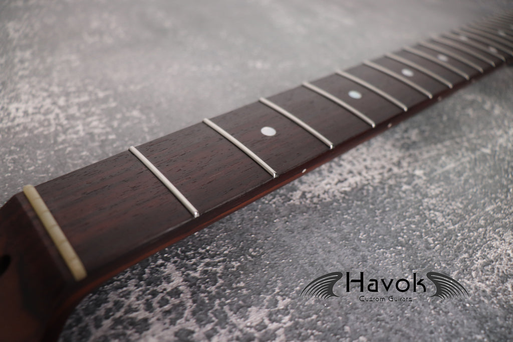 S Type Full Rosewood Neck Flame Maple Stripe