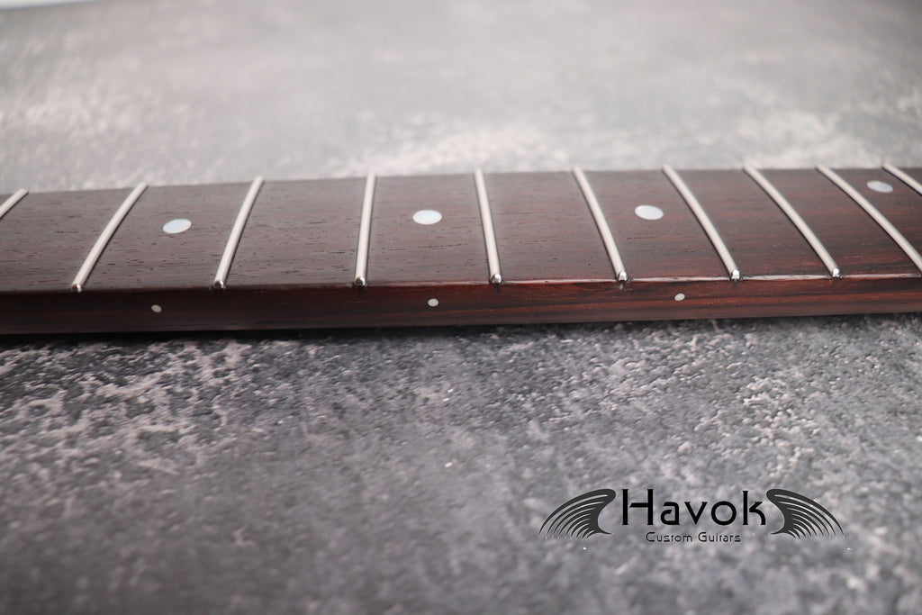 S Type Full Rosewood Neck Flame Maple Stripe