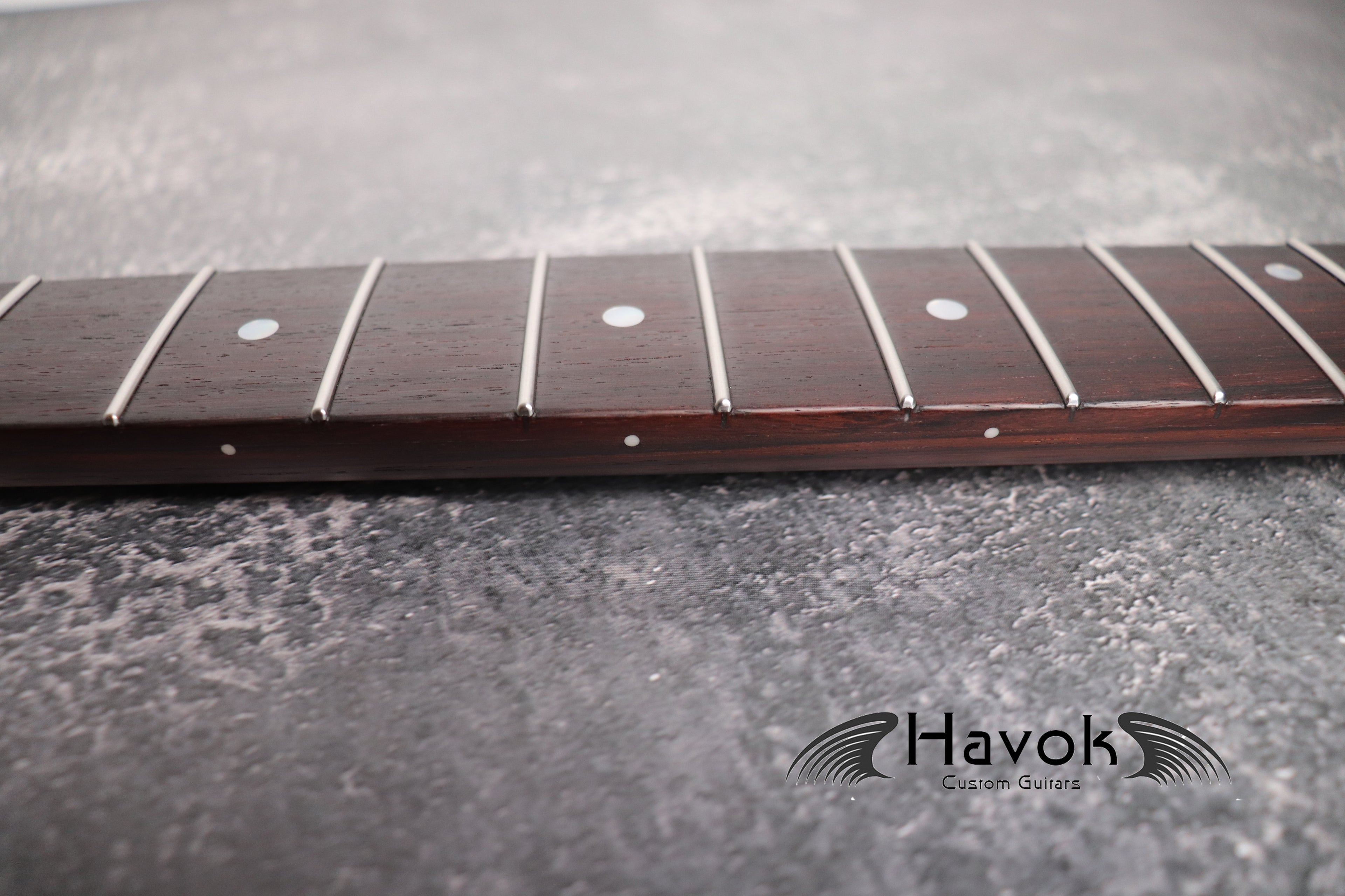 S Type Full Rosewood Neck Flame Maple Stripe