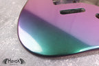 Chameleon 2PC Mahogany ST S-Style Body High Gloss Trem Spoke Wheel Cut