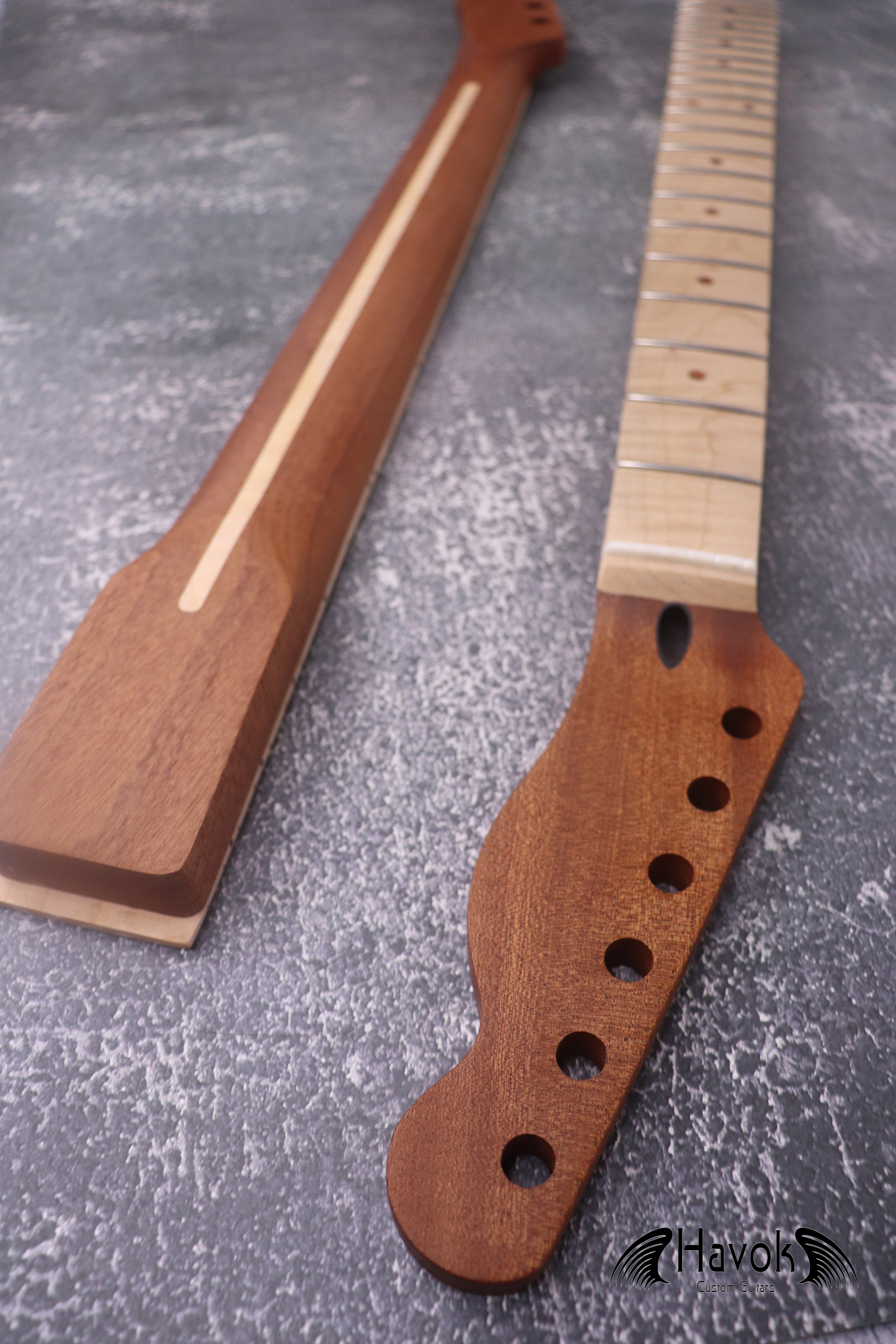 Mahogany T type Neck flame Maple Board