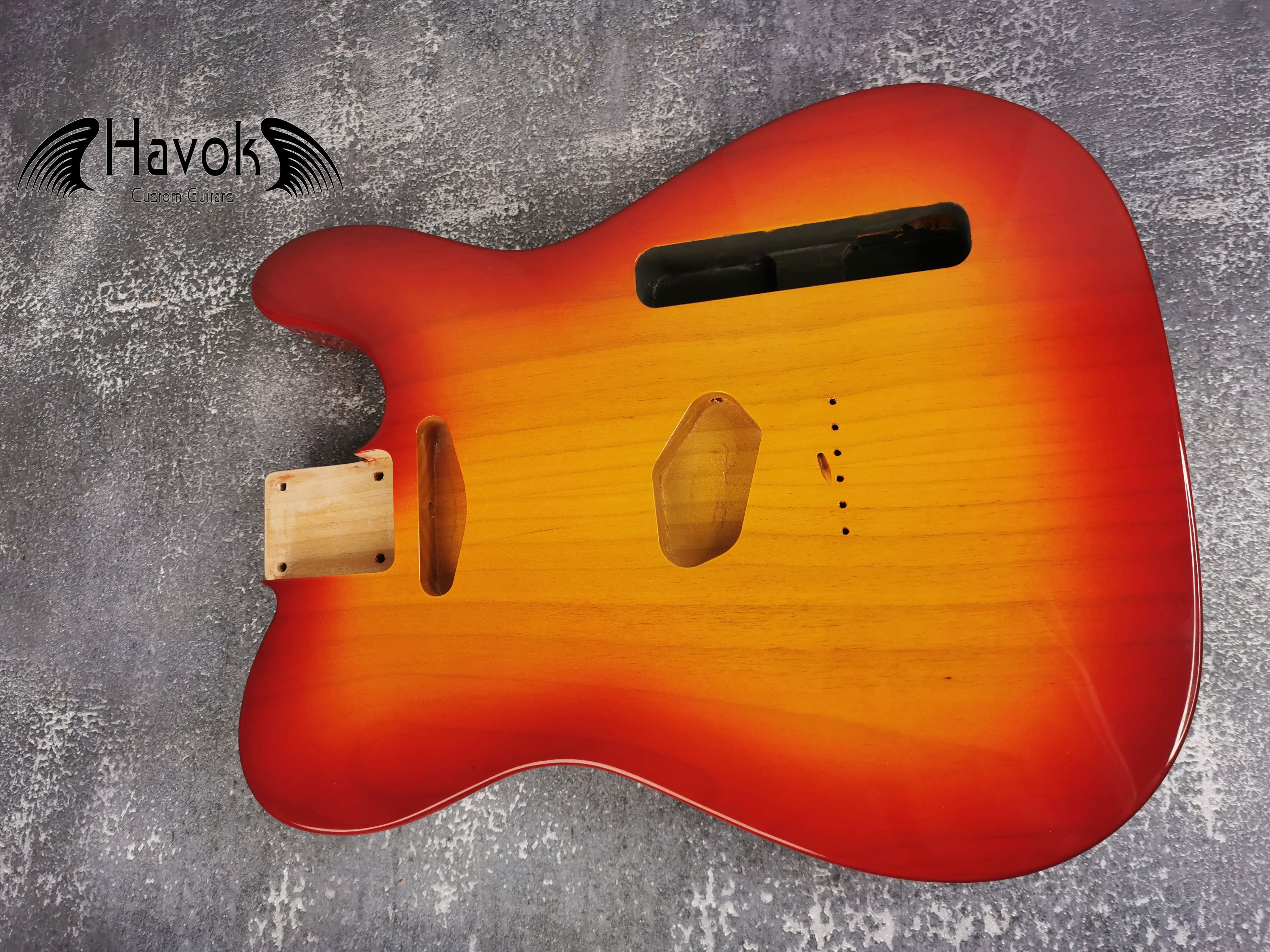 TL Body With Contours 3 Piece Alder, Sienna Burst