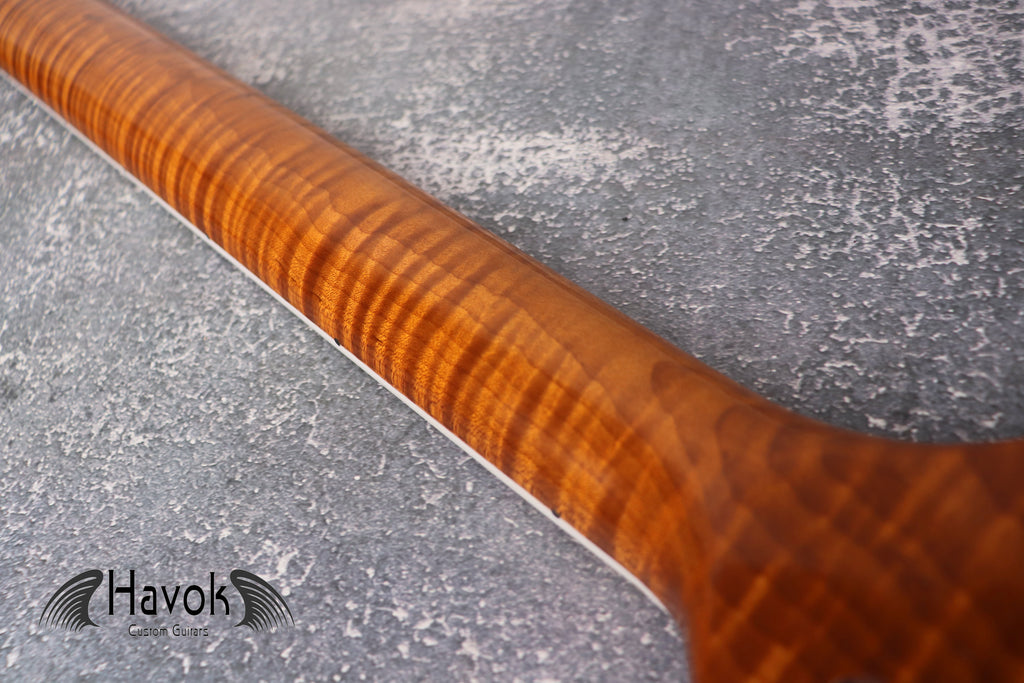 T type Flame Maple Gloss Binding Carbon Fiber Rods