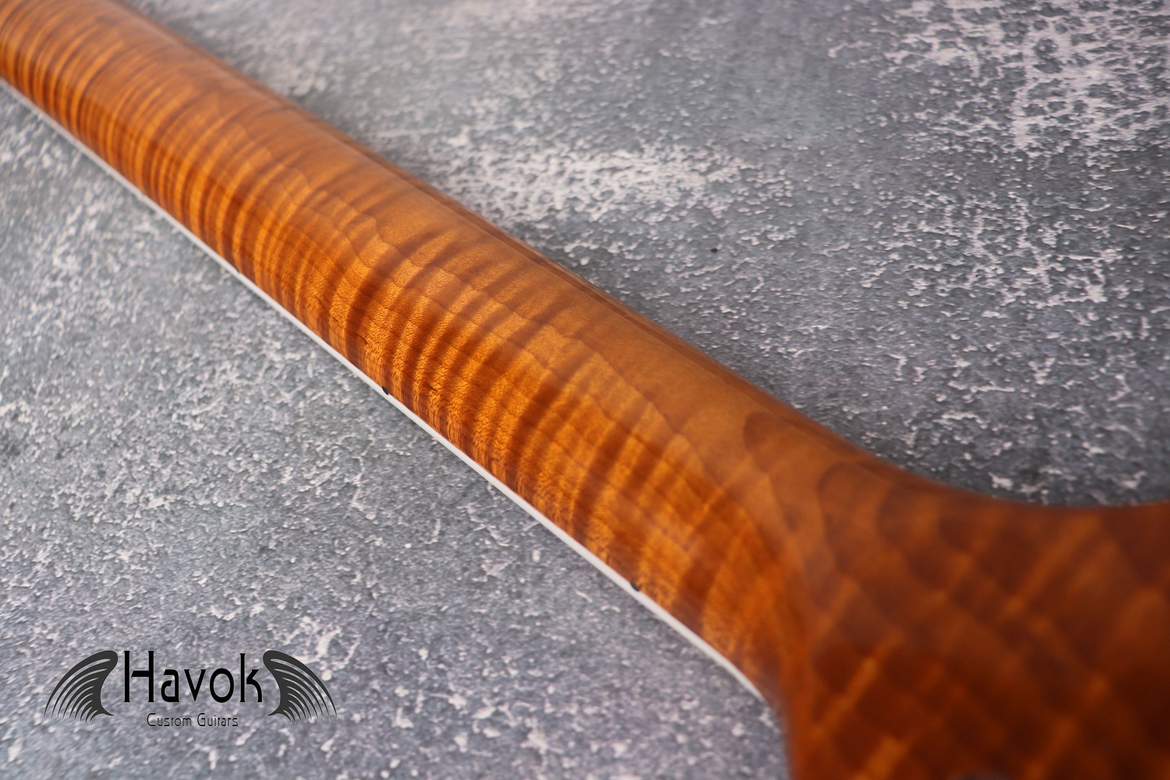 T type Flame Maple Gloss Binding Carbon Fiber Rods