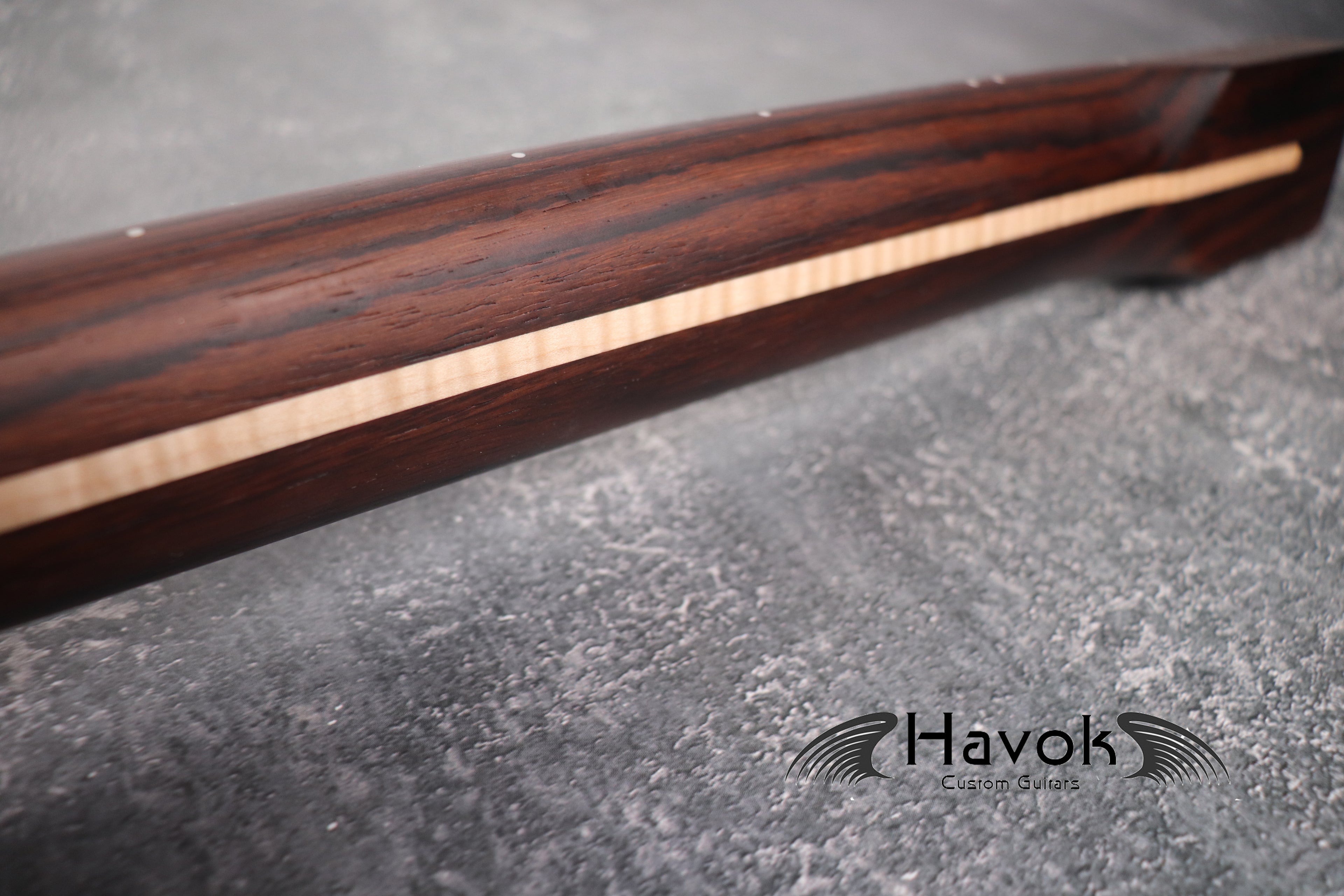 S Type Full Rosewood Neck Flame Maple Stripe