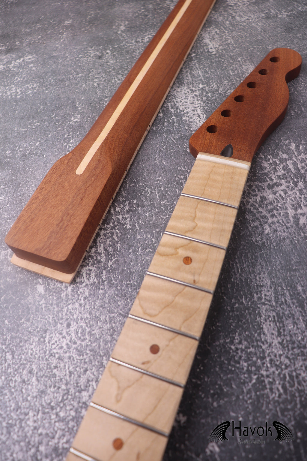 Mahogany T type Neck flame Maple Board