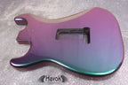 Chameleon 2PC Mahogany ST S-Style Body High Gloss Trem Spoke Wheel Cut
