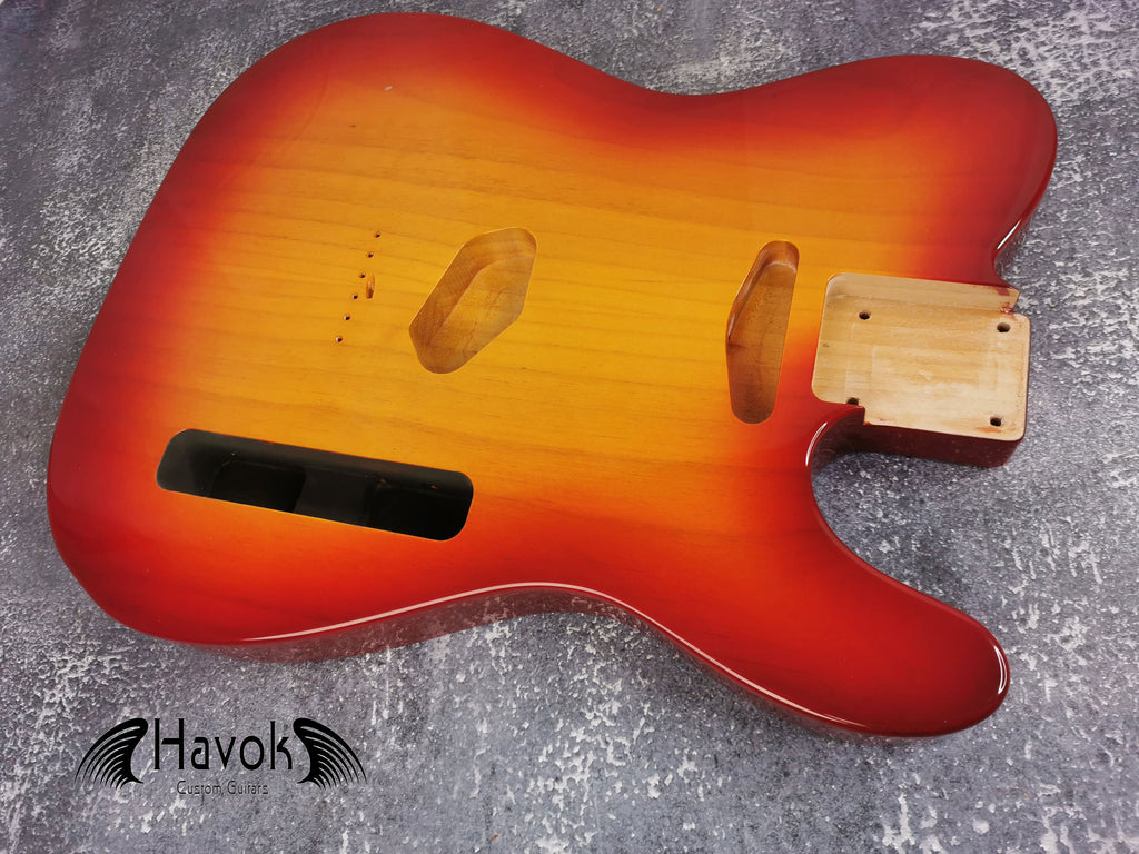 TL Body With Contours 3 Piece Alder, Sienna Burst