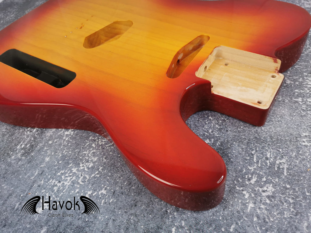 TL Body With Contours 3 Piece Alder, Sienna Burst