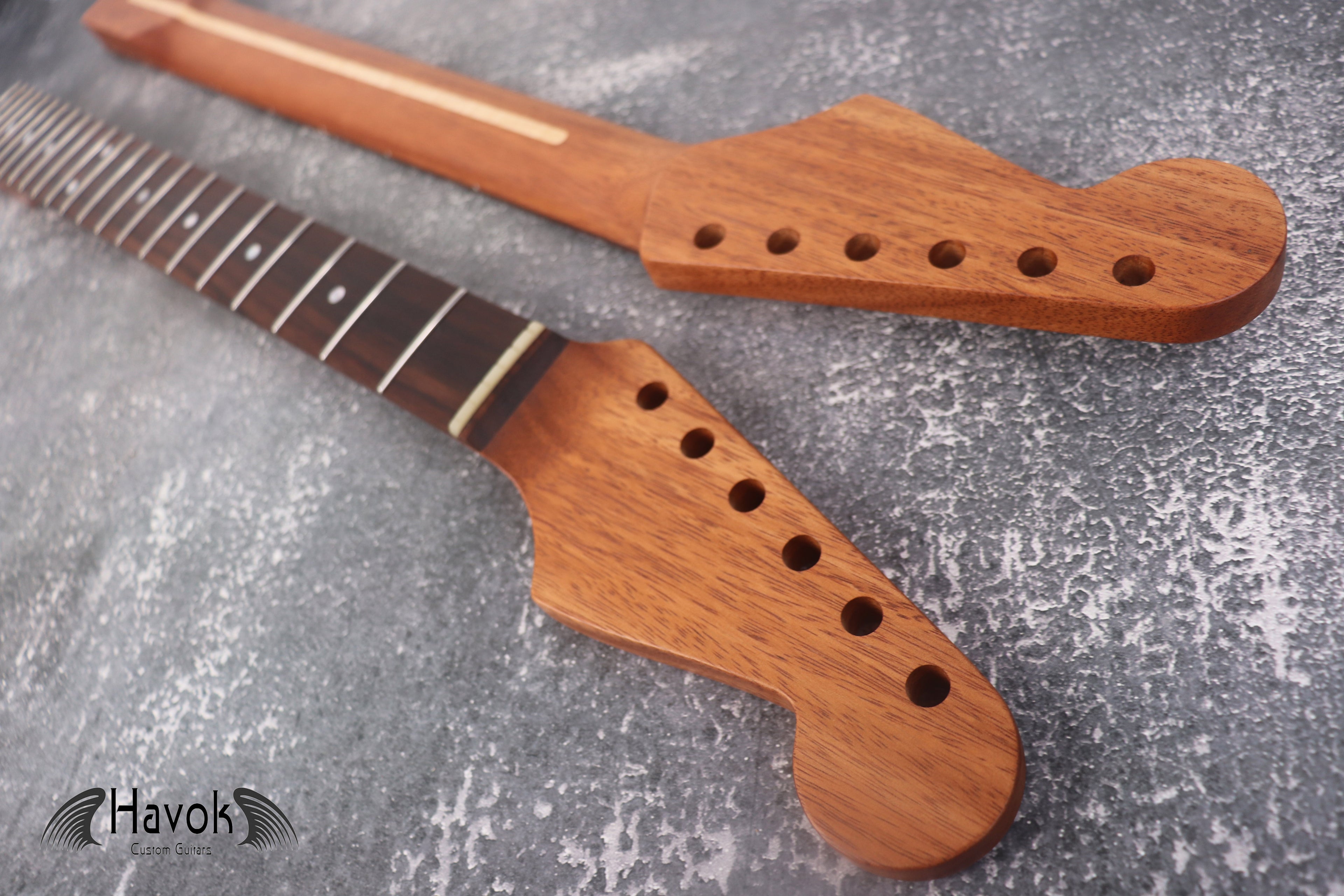 Mahogany Spoke Wheel Carbon Fiber Rods Neck St Type