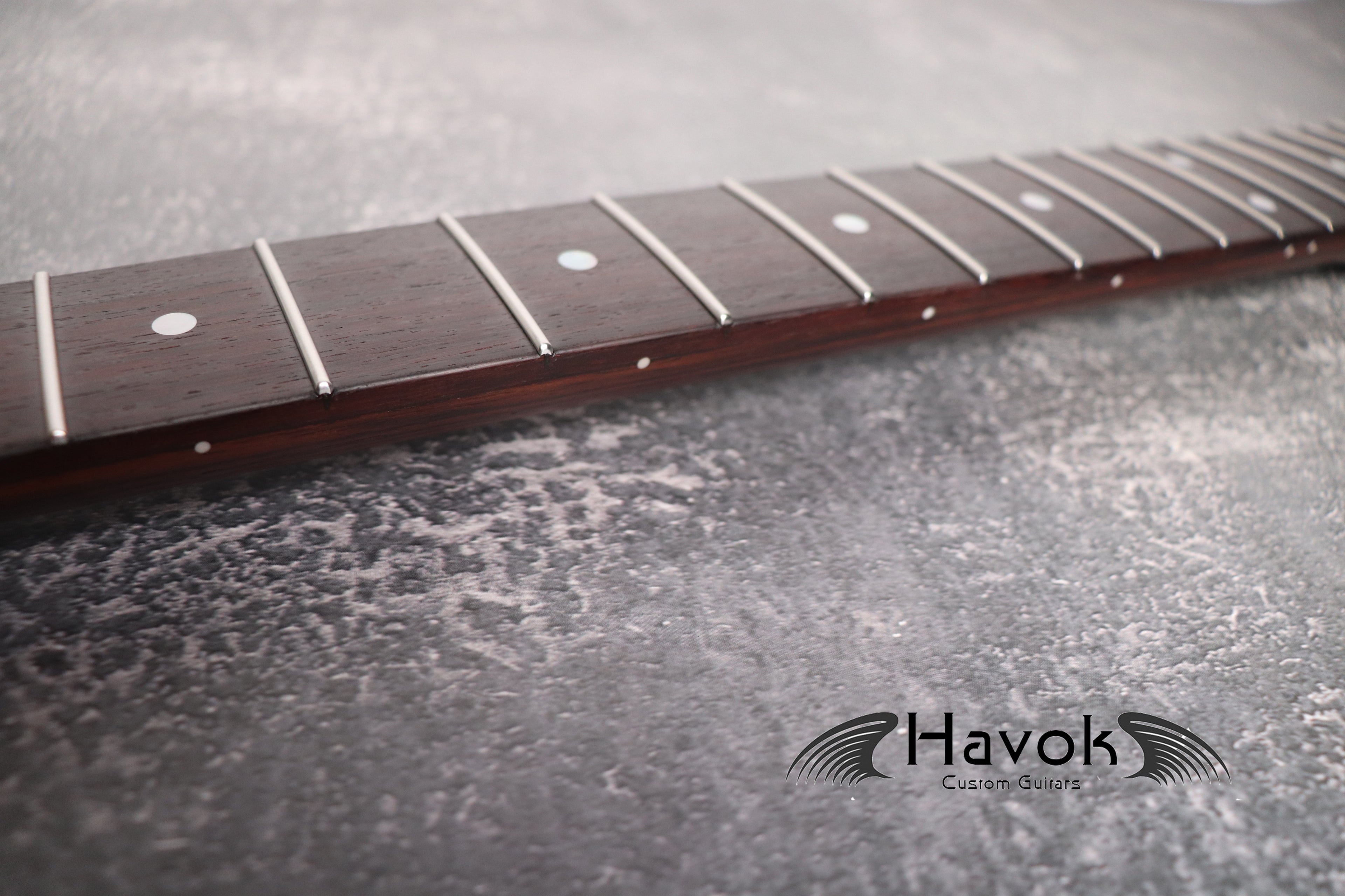 S Type Full Rosewood Neck Flame Maple Stripe