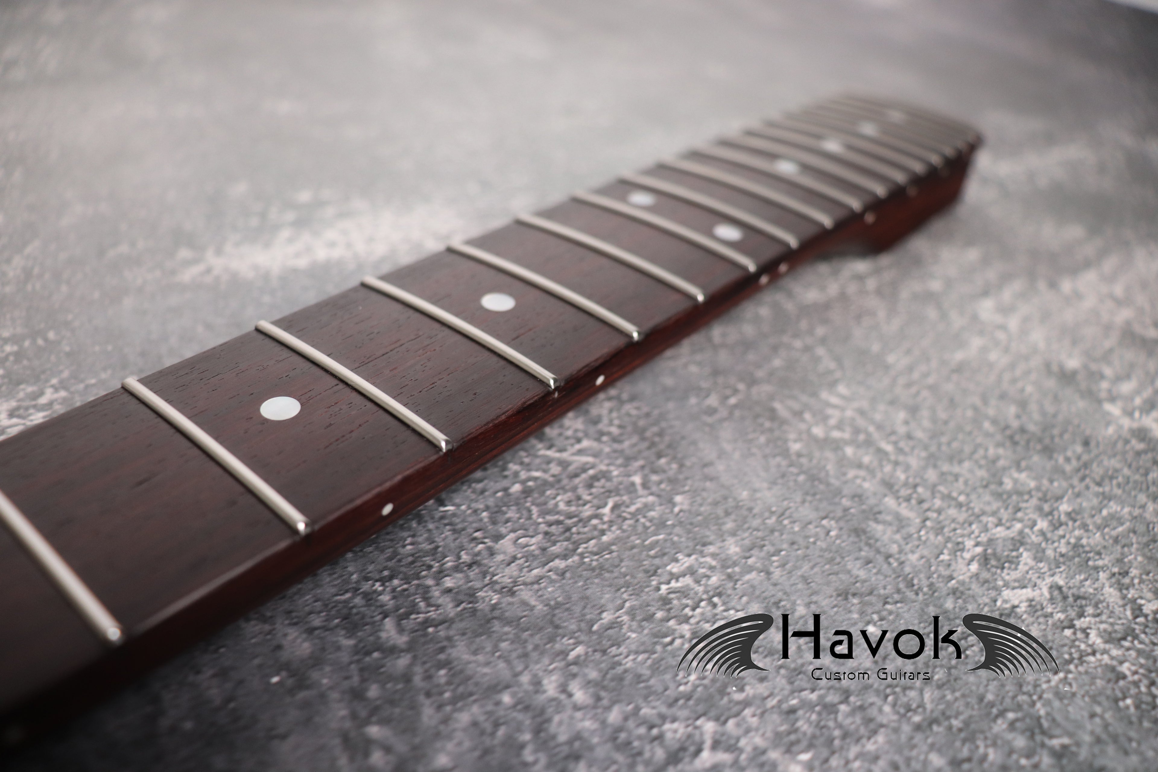 S Type Full Rosewood Neck Flame Maple Stripe