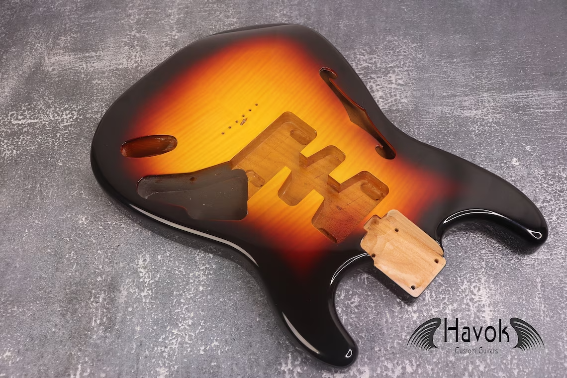Custom S-Style Guitar Body