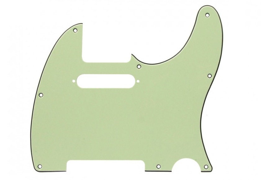T type Guitar Pickguard, 3-Ply 8 Hole, T-Style Vintage Electric Guitar Replacement Accessory, Guitar Build, Guitar Gadget, TL Guitar DIY
