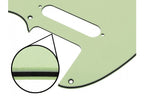 T type Guitar Pickguard, 3-Ply 8 Hole, T-Style Vintage Electric Guitar Replacement Accessory, Guitar Build, Guitar Gadget, TL Guitar DIY