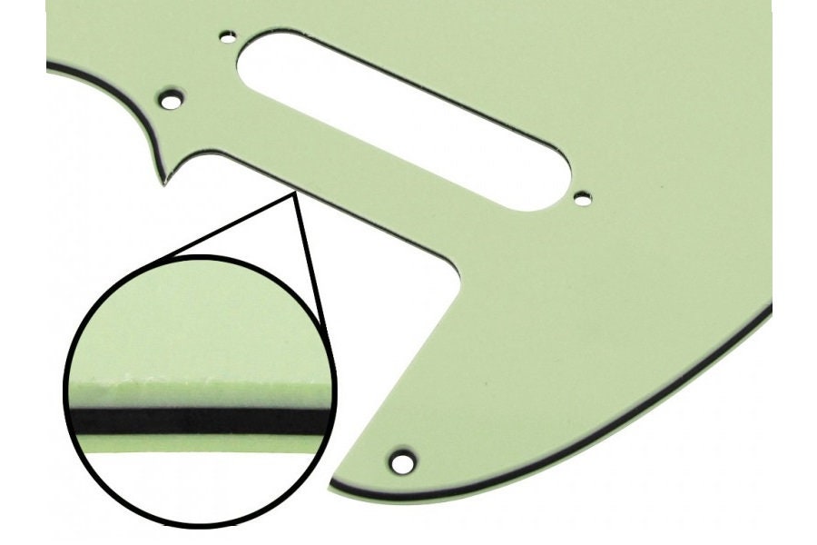 T type Guitar Pickguard, 3-Ply 8 Hole, T-Style Vintage Electric Guitar Replacement Accessory, Guitar Build, Guitar Gadget, TL Guitar DIY