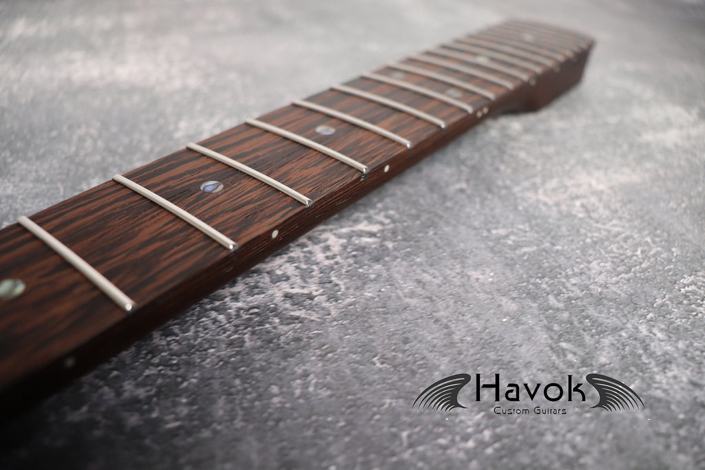 One Piece Wenge Neck Stainless Steel Jescar Frets