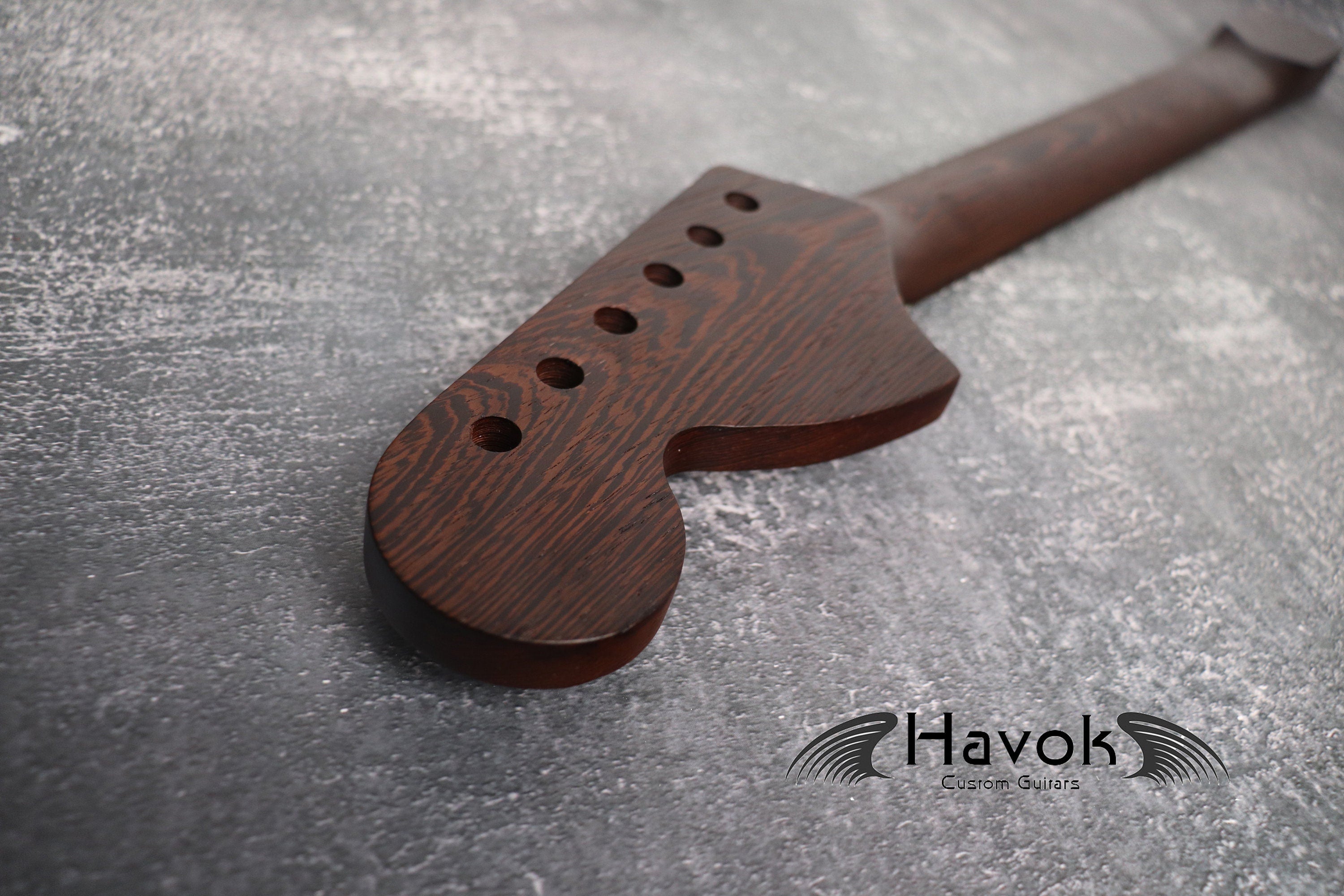 One Piece Wenge Neck Stainless Steel Jescar Frets