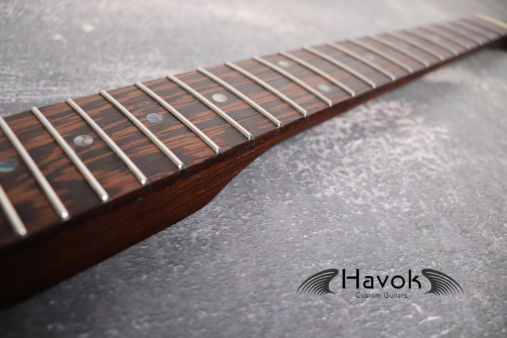 One Piece Wenge Neck Stainless Steel Jescar Frets