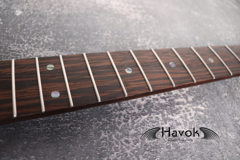 One Piece Wenge Neck Stainless Steel Jescar Frets