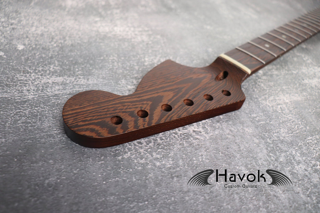 One Piece Wenge Neck Stainless Steel Jescar Frets