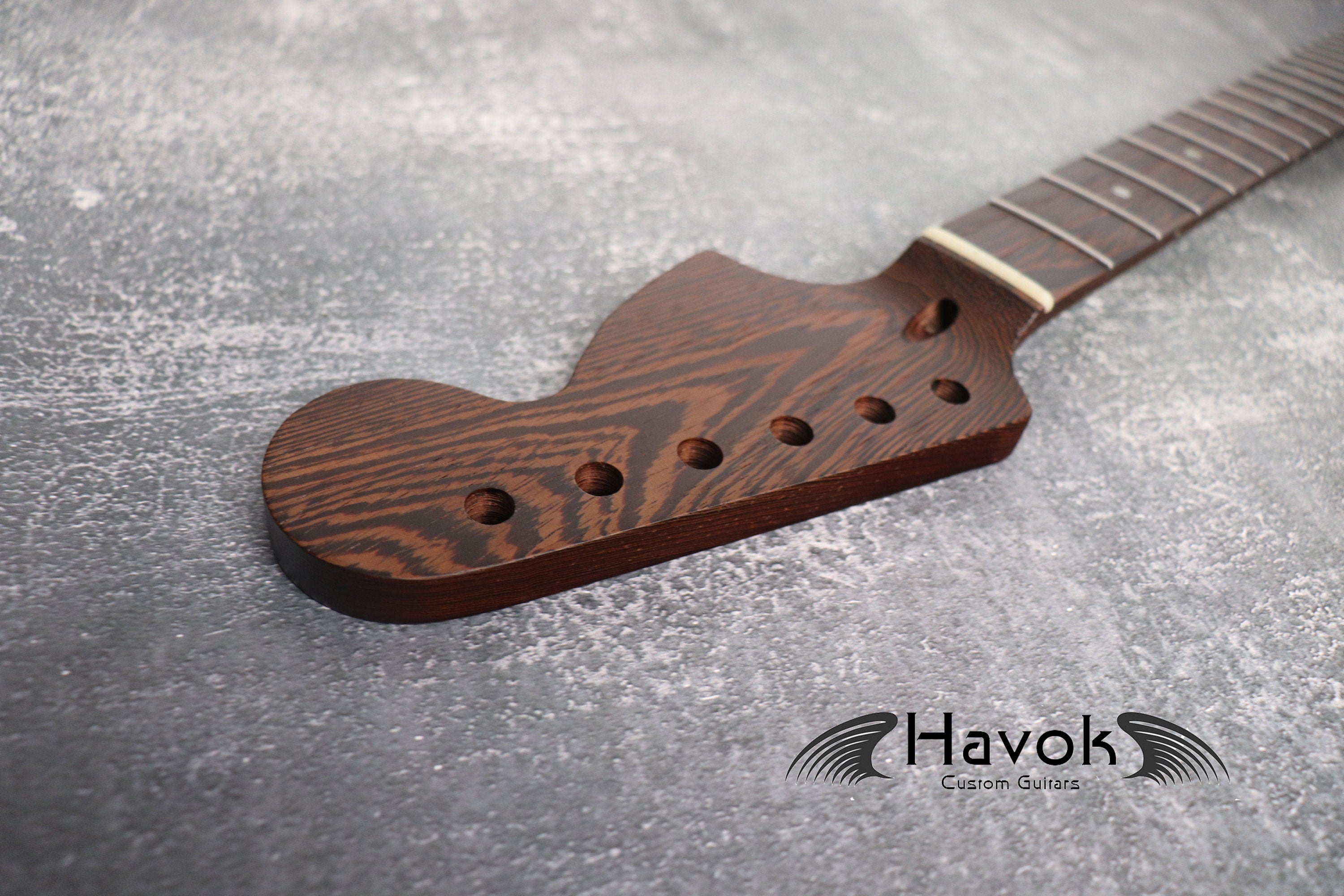 One Piece Wenge Neck Stainless Steel Jescar Frets