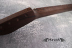 One Piece T type Wenge Neck Stainless Steel Frets, T-Style Neck, Medium Jumbo Jescar Frets, 22 Frets, Electric Guitar Neck