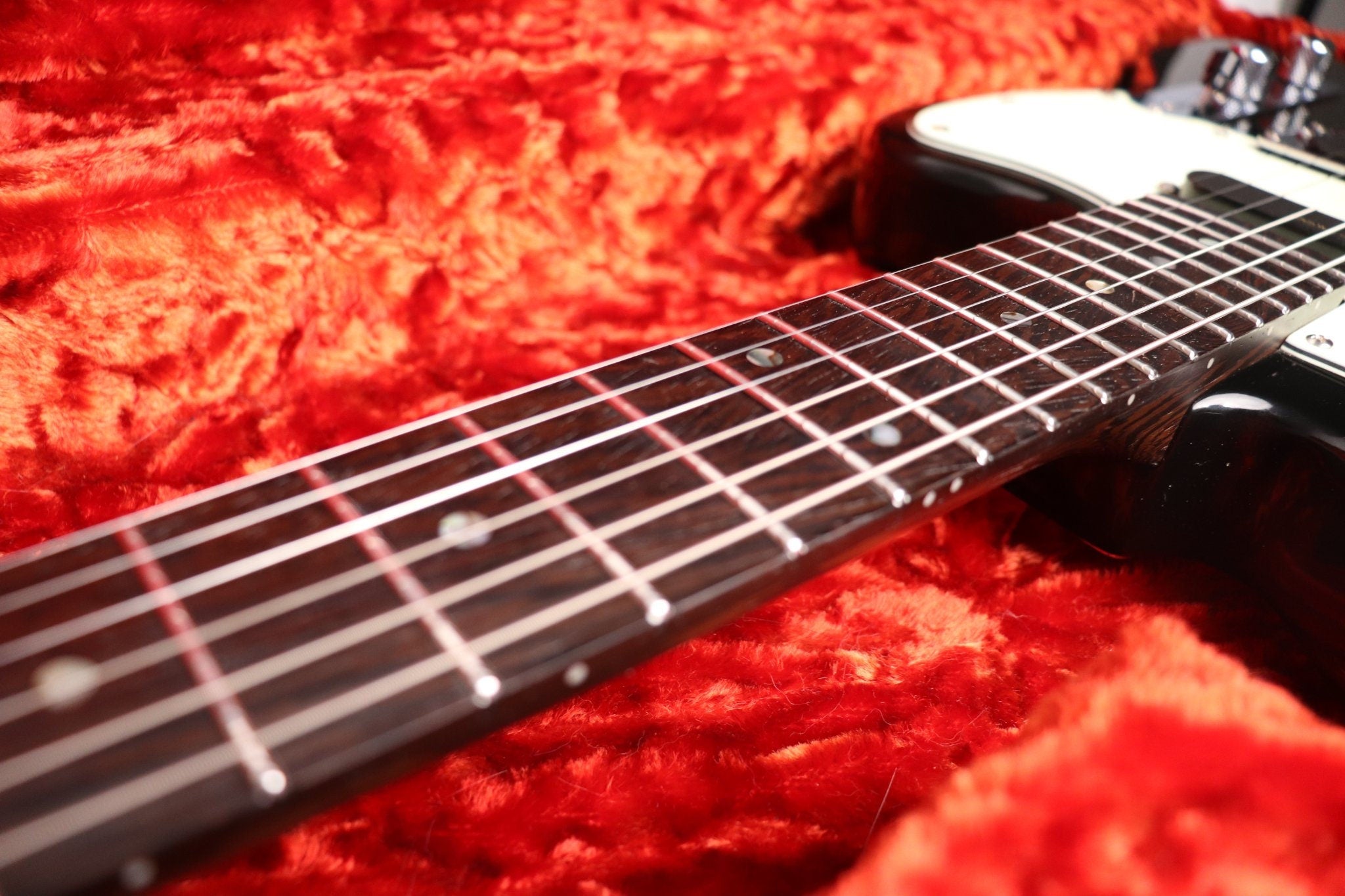 One Piece T type Wenge Neck Stainless Steel Frets, T-Style Neck, Medium Jumbo Jescar Frets, 22 Frets, Electric Guitar Neck