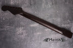 One Piece ST Wenge Neck Stainless Steel Frets, S Type Neck, S-Style , 22 Medium Jumbo Jescar Frets, Guitar Part Gadget Replacement