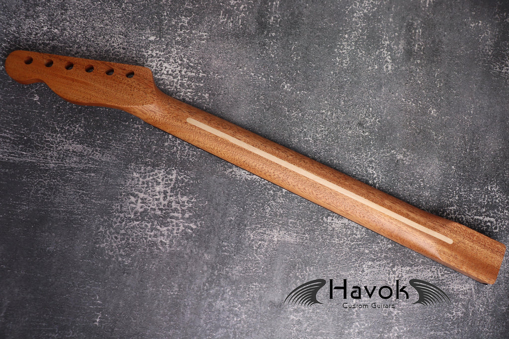 T Style Mahogany Satin Neck Stainless Steel Frets, T Type 22 Medium Jumbo Jescar Frets, Vintage Part Neck Replacement Part, Guitar Build Kit