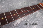 TL Flame Roasted Maple Satin Neck, T Type 22 Nickel Frets, Medium Jumbo Jescar, Guitar Building, T Style Custom Vintage Neck Special Edition