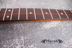TL Flame Roasted Maple Satin Neck, T Type 22 Nickel Frets, Medium Jumbo Jescar, Guitar Building, T Style Custom Vintage Neck Special Edition
