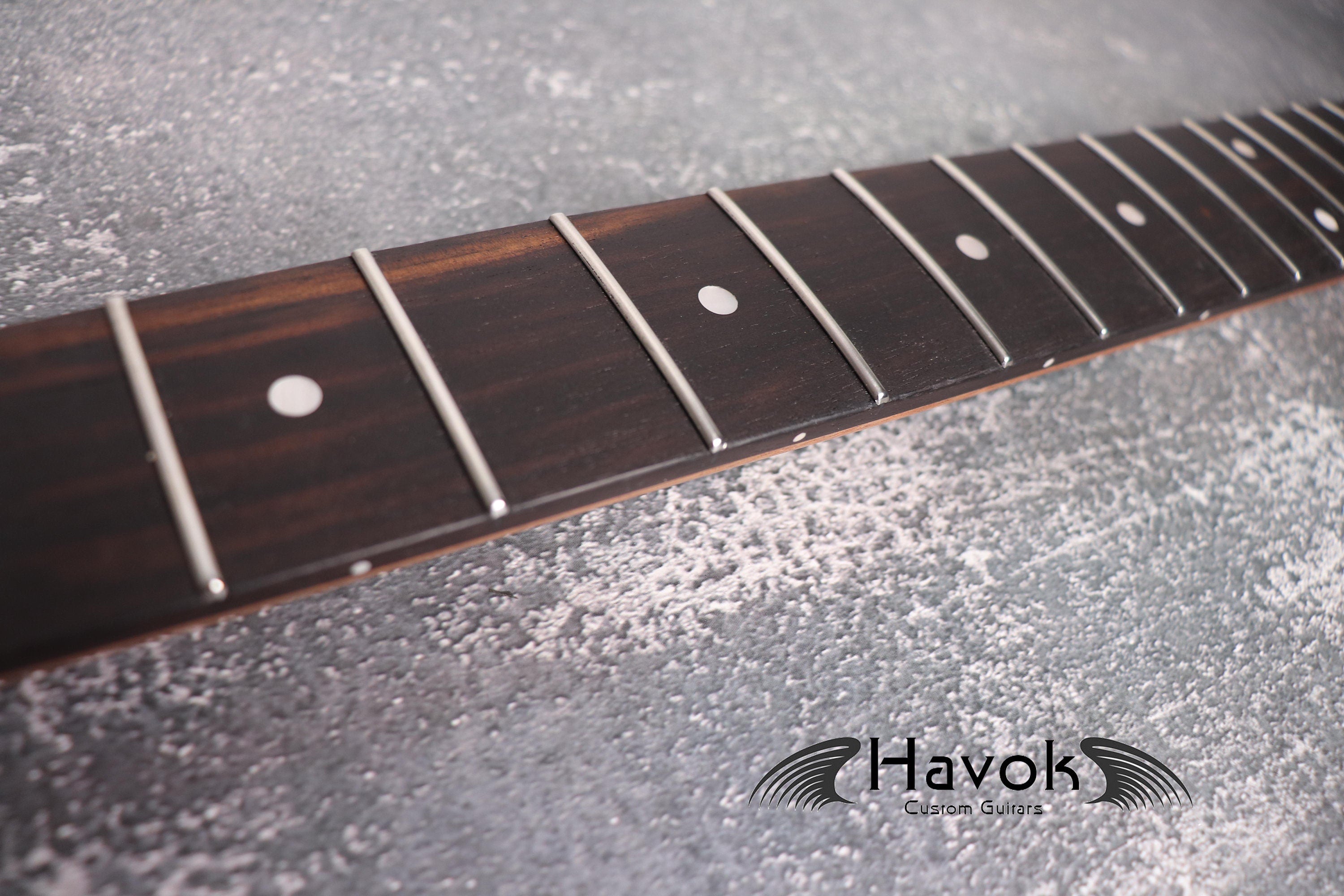 T Style Mahogany Satin Neck Stainless Steel Frets, T Type 22 Medium Jumbo Jescar Frets, Vintage Part Neck Replacement Part, Guitar Build Kit