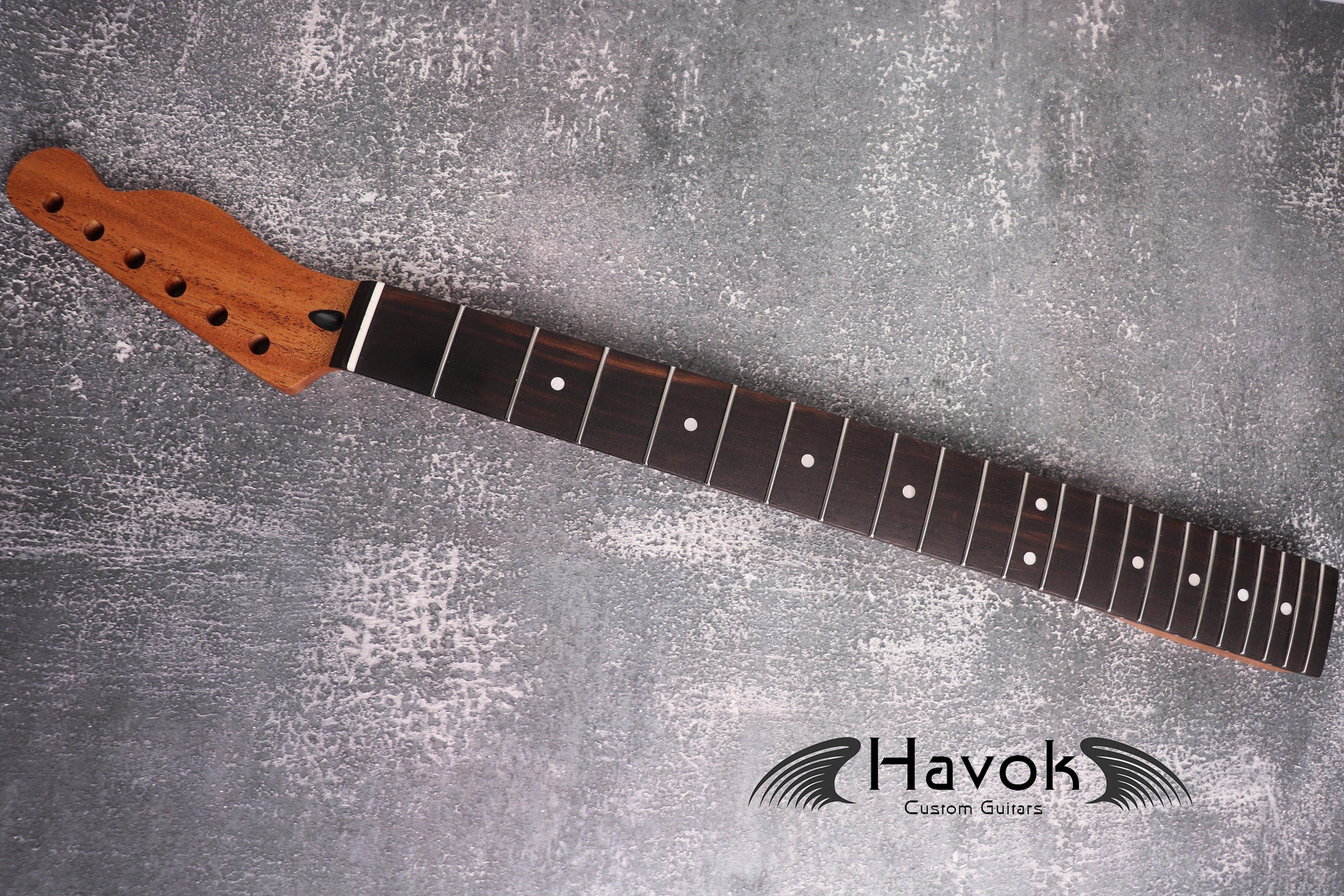 T Style Mahogany Satin Neck Stainless Steel Frets, T Type 22 Medium Jumbo Jescar Frets, Vintage Part Neck Replacement Part, Guitar Build Kit