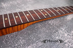 TL Flame Roasted Maple Satin Neck, T Type 22 Nickel Frets, Medium Jumbo Jescar, Guitar Building, T Style Custom Vintage Neck Special Edition