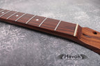 T type Rosewood Neck Stainless Steel Frets, Flame Maple Stripe, TL Neck, Medium Jumbo Jescar Fret, 22 Frets, Vintage Guitar Neck