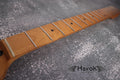T Type Roasted Maple Neck Stainless Steel Frets, Satin Finish Medium Jumbo 22 Jescar Frets, Guitar Building, Guitar DIY Kit, Vintage Style