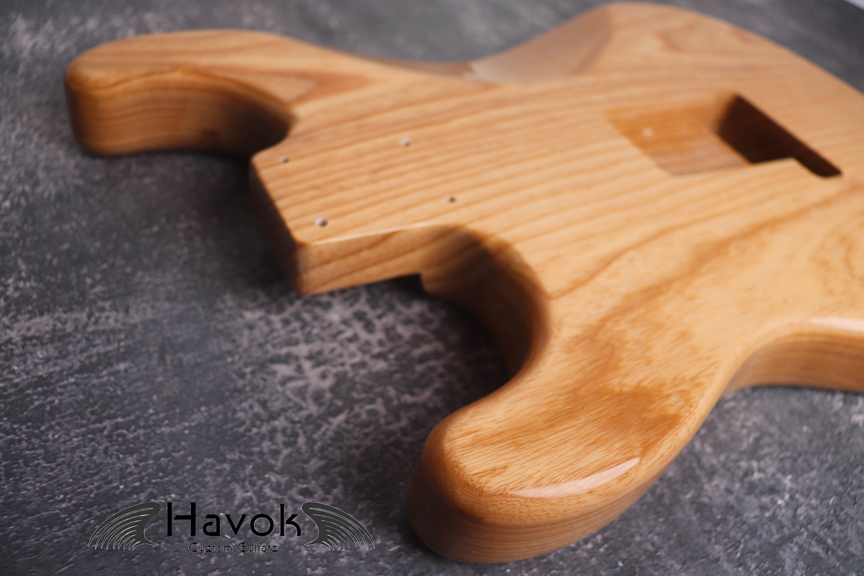 See-Through Northern Ash S-Type Guitar Body, Vintage Part Replacement Gadget, High End Custom ST S-Style Body, Guitar DIY Building Kit