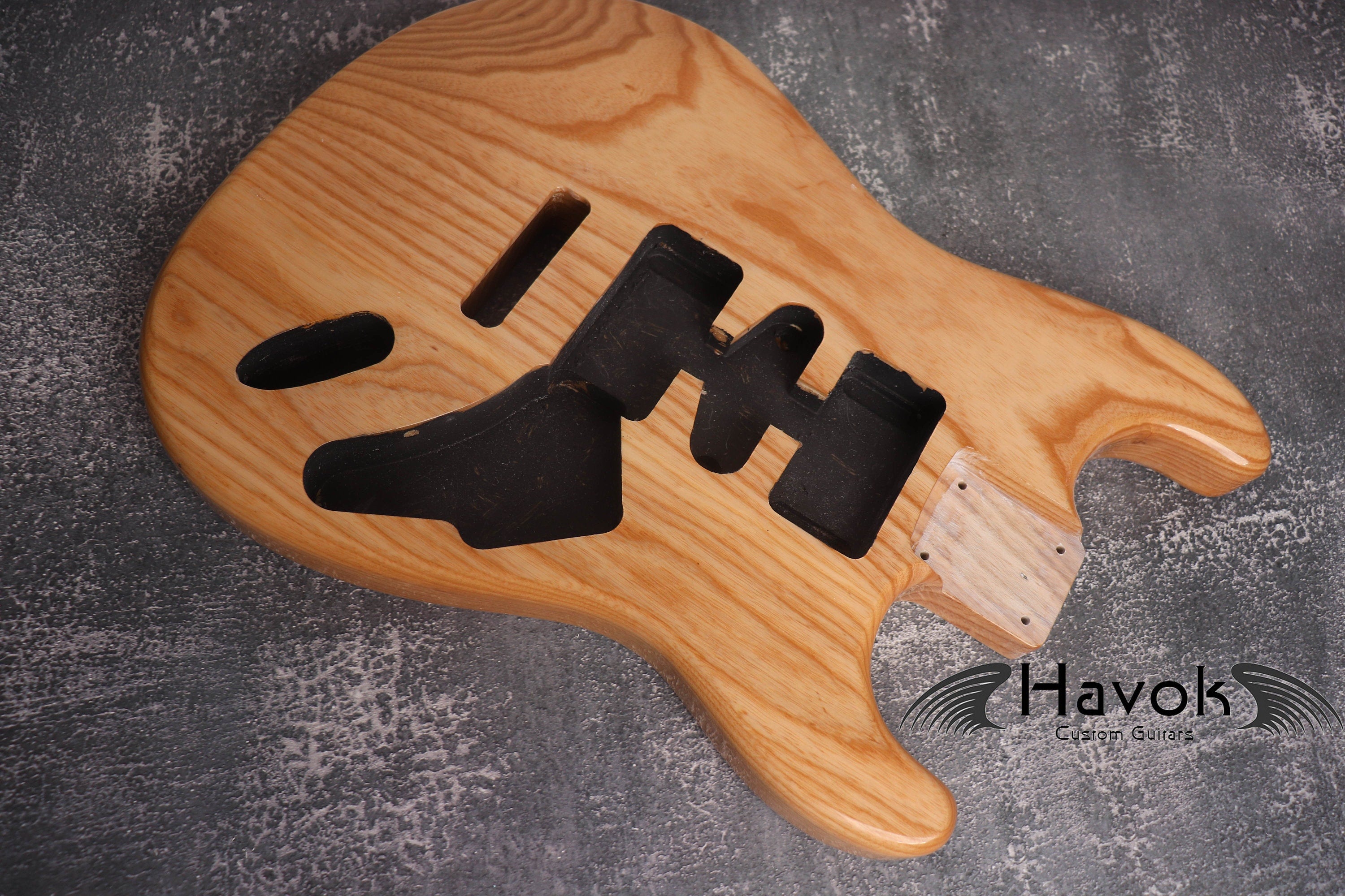 See-Through Northern Ash S-Type Guitar Body, Vintage Part Replacement Gadget, High End Custom ST S-Style Body, Guitar DIY Building Kit